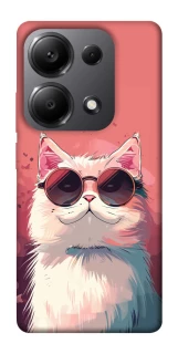 Чехол на Xiaomi Redmi Note 13 Pro 5G Сat with glasses фото 1 из 1