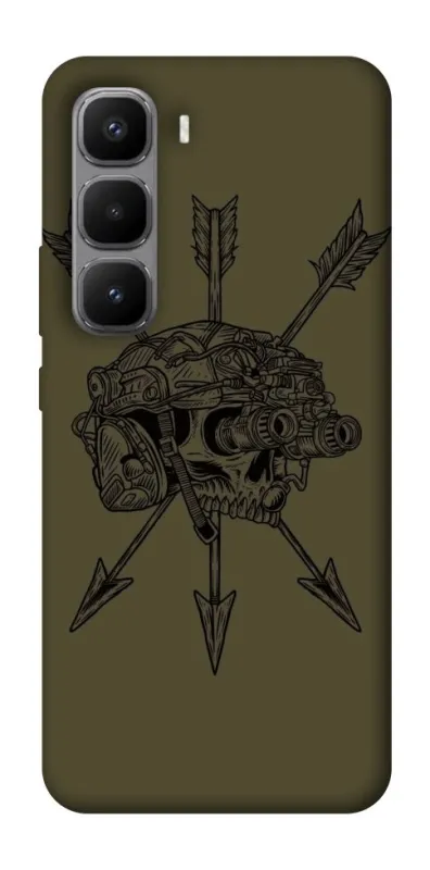Чохол на Infinix Hot 60 Pro+ Mil skull фото 1 з 1