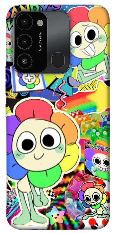 Чохол на TECNO Spark 8C Dandy world collage фото 1 з 1