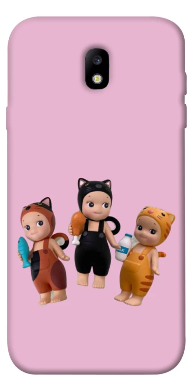 Чохол на Samsung J730 Galaxy J7 (2017) Cat Cafe Trio фото 1 з 1