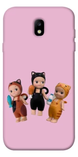 Чохол на Samsung J730 Galaxy J7 (2017) Cat Cafe Trio фото 1 з 1