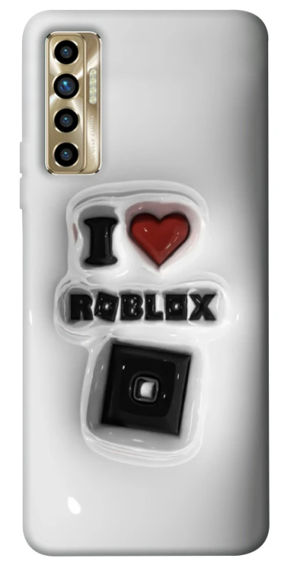 Чехол на TECNO Camon 17P I love Roblox фото 1 из 1