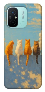 Чехол на Xiaomi Redmi 12C / Poco C55 cats on wall фото 1 из 1