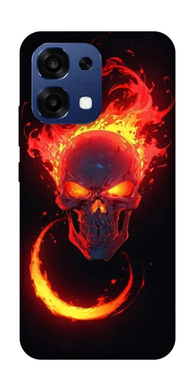 Чехол на Oppo A6 Pro 4G/5G Blood Skull фото 2 из 2
