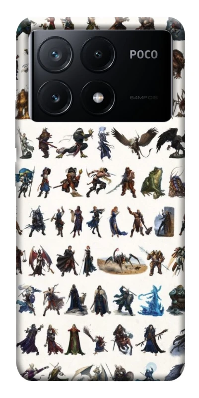 Чехол на Xiaomi Poco X6 Character Selection фото 1 из 1
