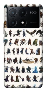 Чехол на Xiaomi Poco X6 Character Selection фото 1 из 1