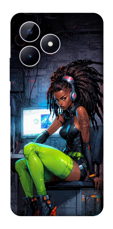 Чохол на Realme Note 50 5G Cyber girl фото 1 з 1
