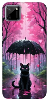 Чохол на Realme C11 Black cat фото 1 з 1