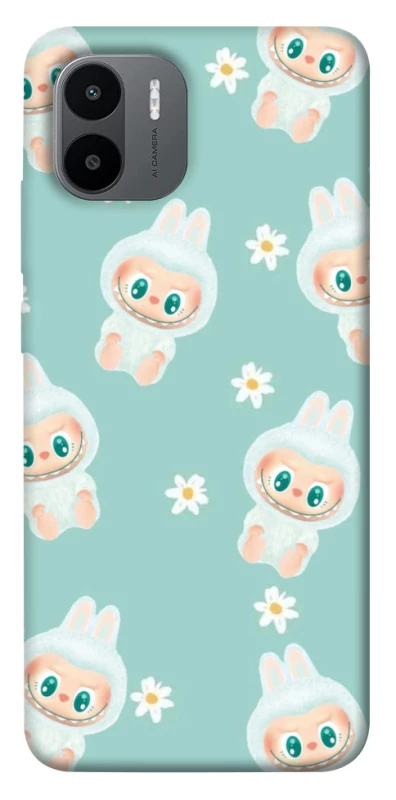 Чохол на Xiaomi Redmi A1 / A2 Labubu Green фото 1 з 1
