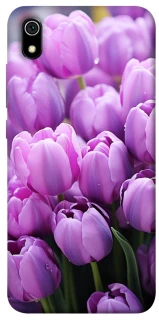 Чехол на Xiaomi Redmi 7A Фиолетовые тюльпаны фото 1 из 1