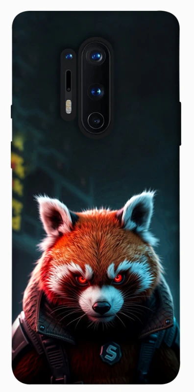 Чехол на OnePlus 8 Pro Cyber Red Panda фото 1 из 1
