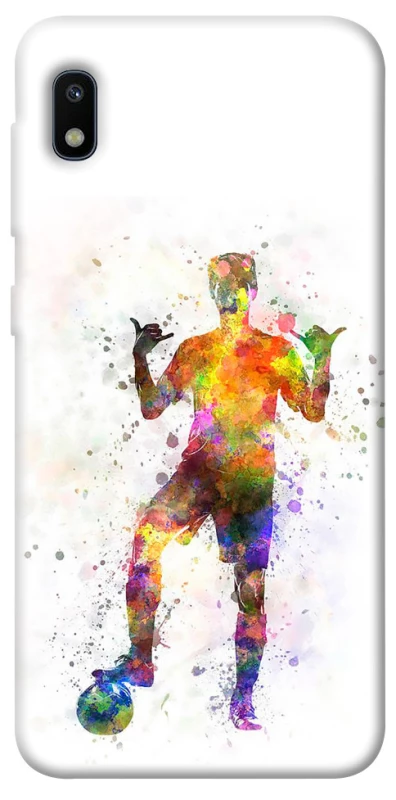 Чохол на Samsung Galaxy A10 (A105F) Football Player v3 фото 1 з 1