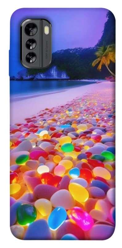 Чехол на Nokia G60 Светящиеся камни на берегу фото 1 из 1