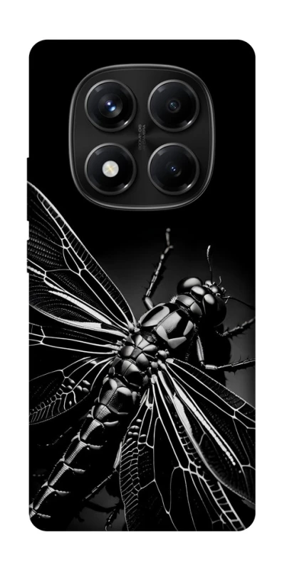 Чехол на Xiaomi Redmi Note 14 Pro 4G Black dragonfly фото 1 из 1