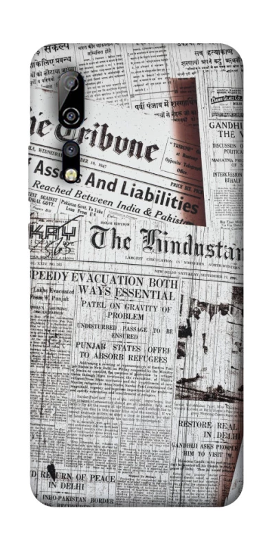 Чохол на ZTE Axon 10 Pro Газети фото 1 з 1