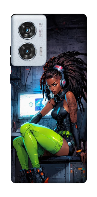 Чехол на Motorola Edge 50 Fusion Cyber girl фото 1 из 1