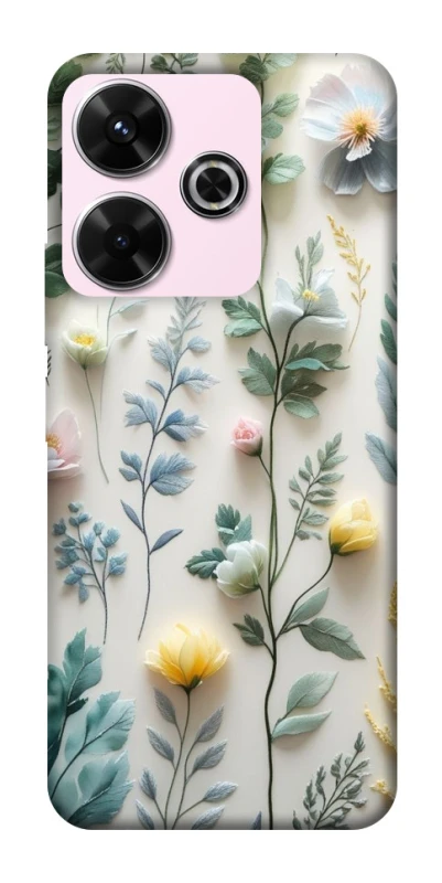 Чохол на Xiaomi Redmi 13 4G Floral design ver.4 фото 1 з 1