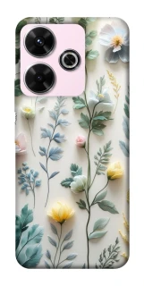 Чехол на Xiaomi Redmi 13 4G Floral design ver.4 фото 1 из 1