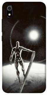 Чехол на Xiaomi Redmi 7A Серебряный сёрфер фото 1 из 1