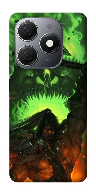 Чехол на TECNO Spark 20 Gromash Hellscream фото 1 из 1
