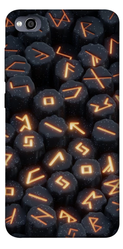 Чехол на Xiaomi Redmi 4a Огненые руны фото 1 из 1