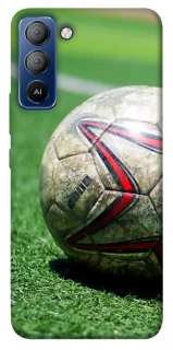 Чехол на TECNO Pop 5 LTE Мяч на газоне фото 1 из 1