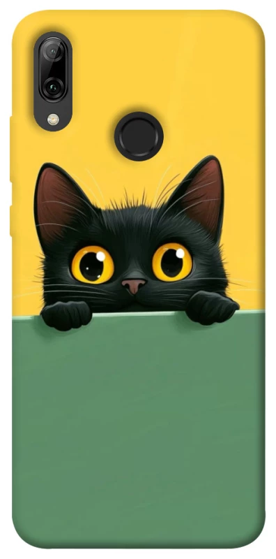 Чехол на Huawei P Smart (2019) Black cat v2 фото 1 из 1
