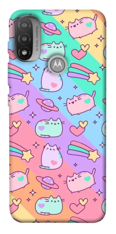 Чохол на Motorola Moto E20 Cat Cute фото 1 з 1