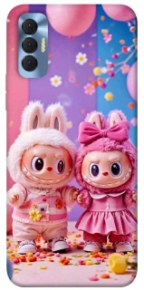 Чехол на TECNO Spark 8P Labubu twins ver.2 фото 1 из 1