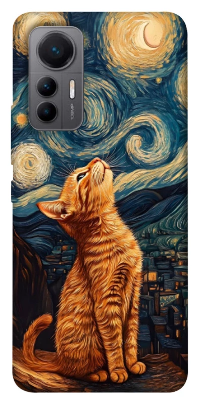 Чохол на Xiaomi 12 Lite van gogh cat фото 1 з 1