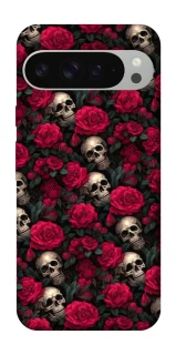 Чохол на Google Pixel 9 Pro XL Черепа та рози фото 1 з 1