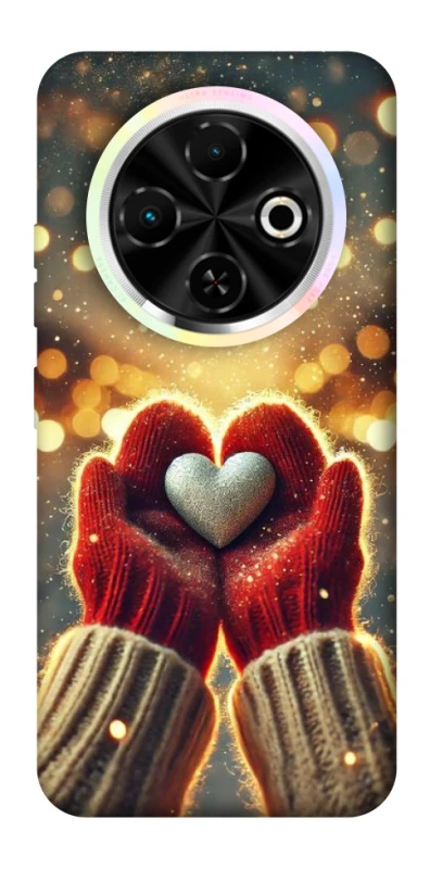 Чехол на TECNO Spark 30C Heart in hand фото 1 из 1