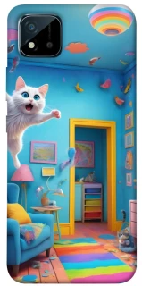 Чохол на Realme C20 crazy cat фото 1 з 1