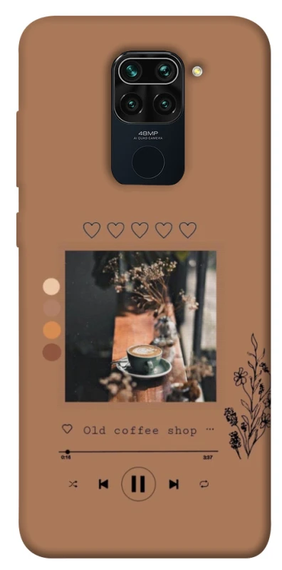 Чехол на Xiaomi Redmi Note 9 / Redmi 10X Coffee player фото 1 из 1