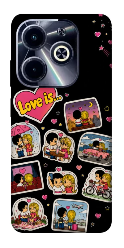 Чехол на Infinix Hot 40i Love is ver.3 фото 1 из 1