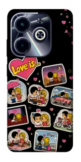Чехол на Infinix Hot 40i Love is ver.3 фото 1 из 1