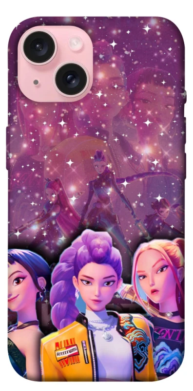 Чехол на Apple iPhone 15 (6.1") k-pop demon hunters v6 фото 1 из 1