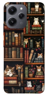 Чохол на Xiaomi Redmi 12 Cats & Books фото 1 з 1