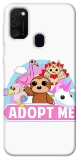 Чехол на Samsung Galaxy M21 Adopt Me Pets Logo фото 1 из 1