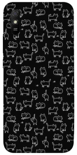 Чохол на Xiaomi Redmi 9A Black Cats фото 1 з 1