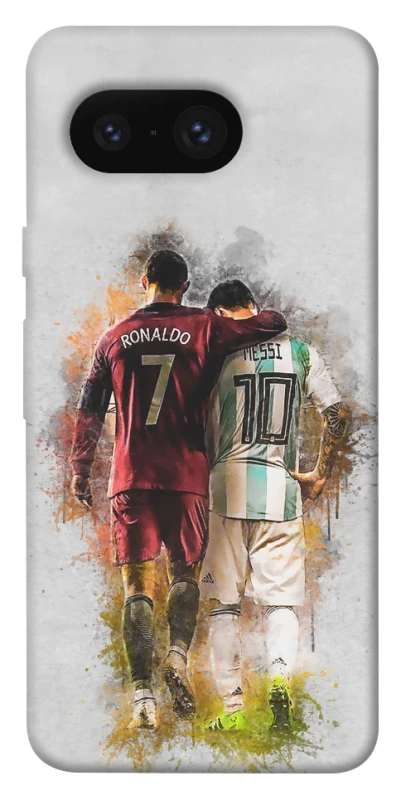Чехол на Google Pixel 8 Ronaldo и Messi фото 1 из 1