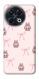 Чохол на TECNO Spark 30 Pro (KL7) Pink bows and Labubus фото 1 з 1