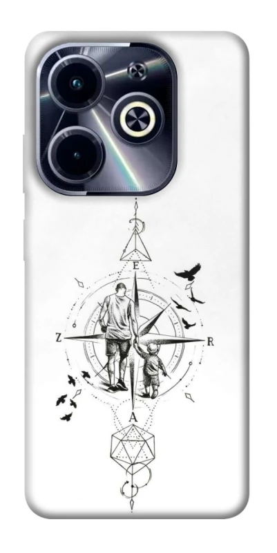 Чехол на Infinix Hot 40i Tattoo ver.9 фото 1 из 1