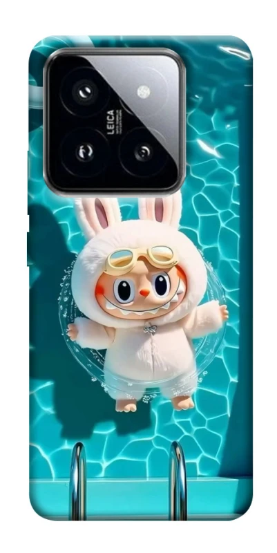 Чохол на Xiaomi 14 Pro Labubu in the pool ver.2 фото 1 з 1