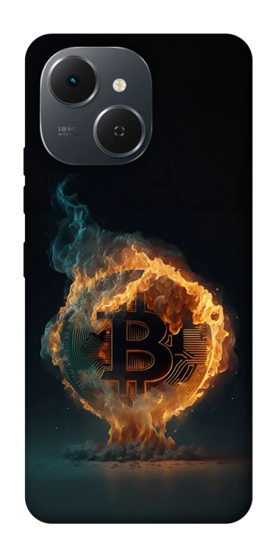Чохол на TECNO Spark 40C Fire Bitcoin фото 1 з 1
