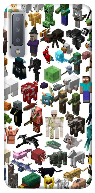 Чохол на Samsung A750 Galaxy A7 (2018) Minecraft v4 фото 1 з 1