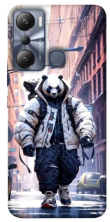 Чехол на Infinix Hot 20i Панда курьер фото 1 из 1
