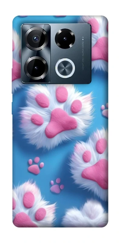 Чехол на Infinix Note 40 Pro 4G Cat paw фото 1 из 1