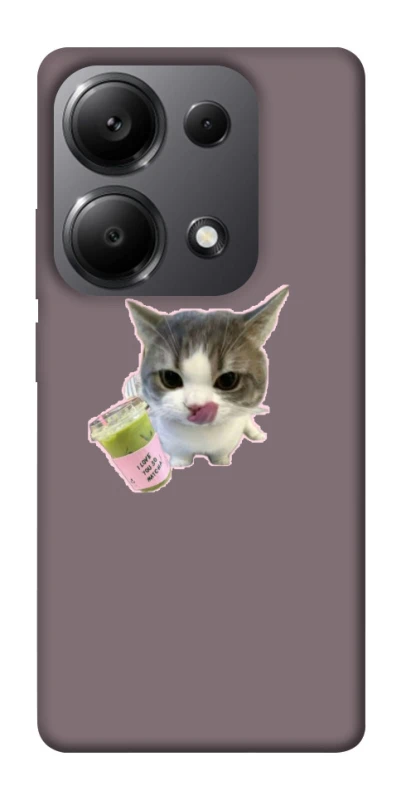 Чохол на Xiaomi Redmi Note 13 Pro 4G cat matcha фото 1 з 1
