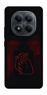 Чехол на Xiaomi Redmi Note 15 Pro 4G Красное сердце фото 1 из 1